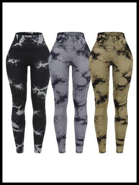 Seamless High Waisted Workout Leggings Butt Lifting Yoga Gym Pants